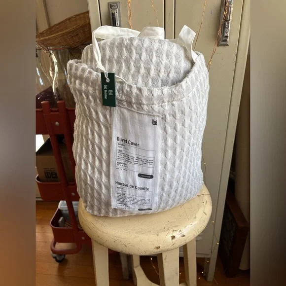 UO Waffle Duvet Cover